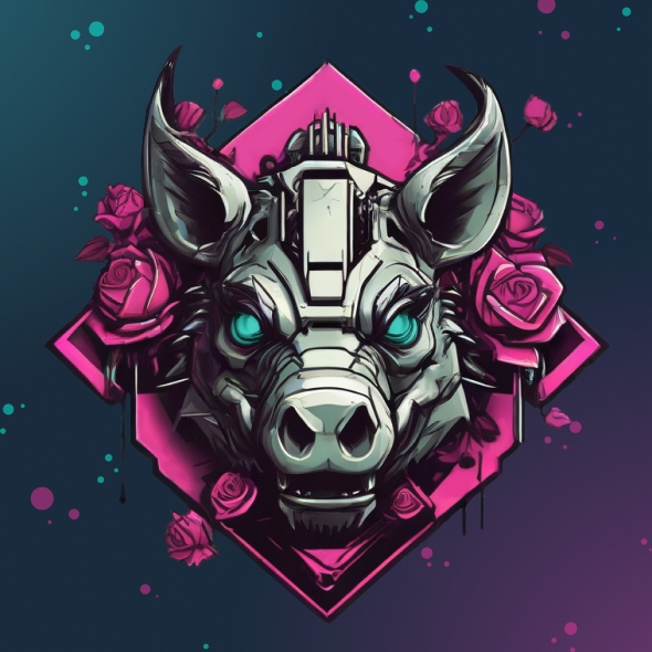 Логотип Pig&Rose